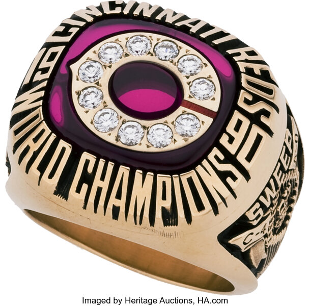 Reds 1990 World Series ring up for auction