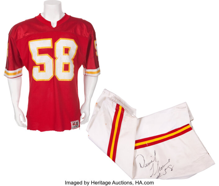 Kansas City Chiefs Derrick Thomas Signed Autographed Possibly Game Used  Game Issued Jersey - JSA LOA