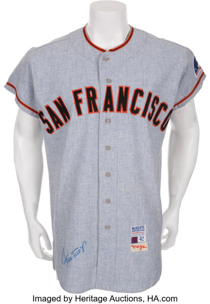 Willie Mays New York Giants jersey headlines Grey Flannel summer sale