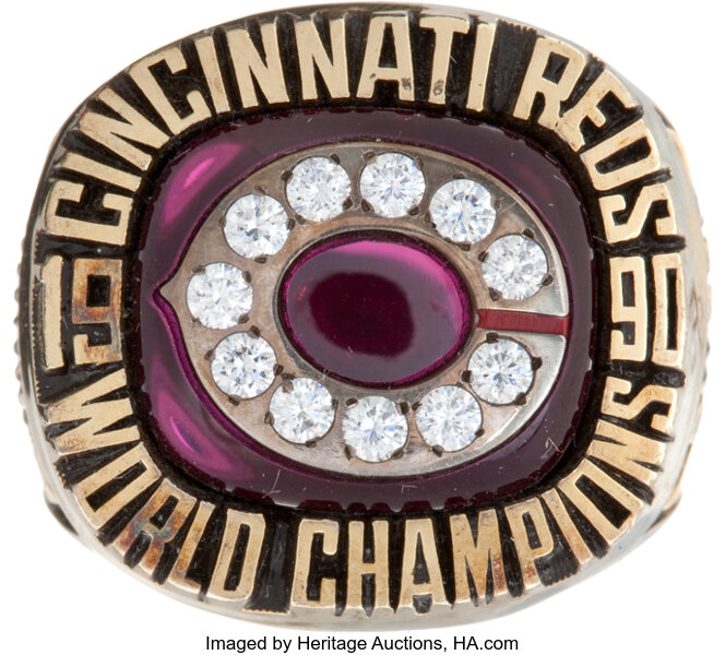 Reds 1990 World Series ring up for auction