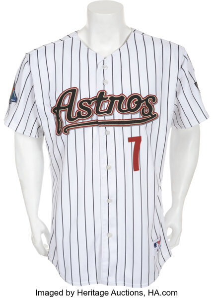 Craig Biggio Game-Worn Signed Astros Jersey - Memorabilia Expert