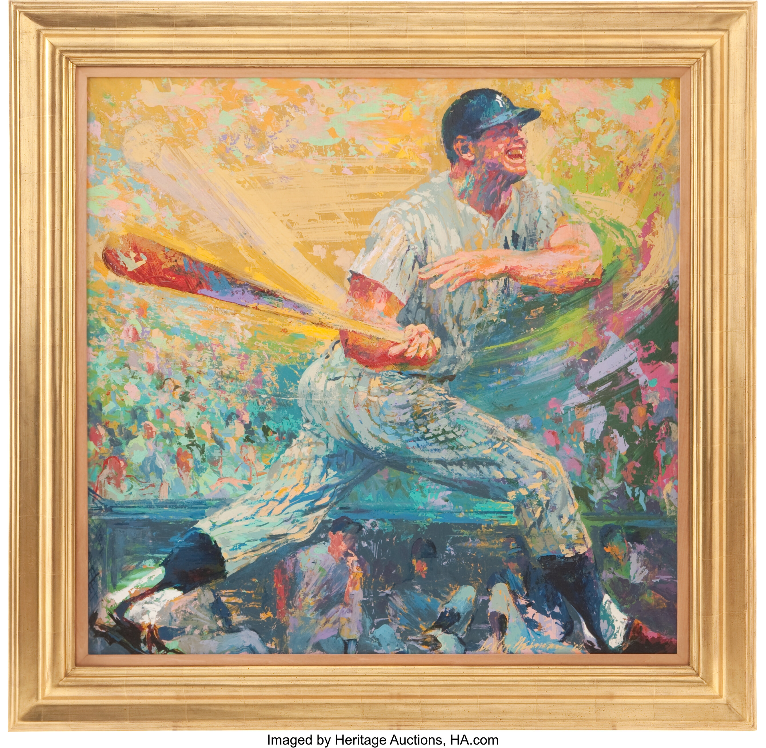 Portrait Painting in Oil - Mickey Mantle - Portrait Artist Rick