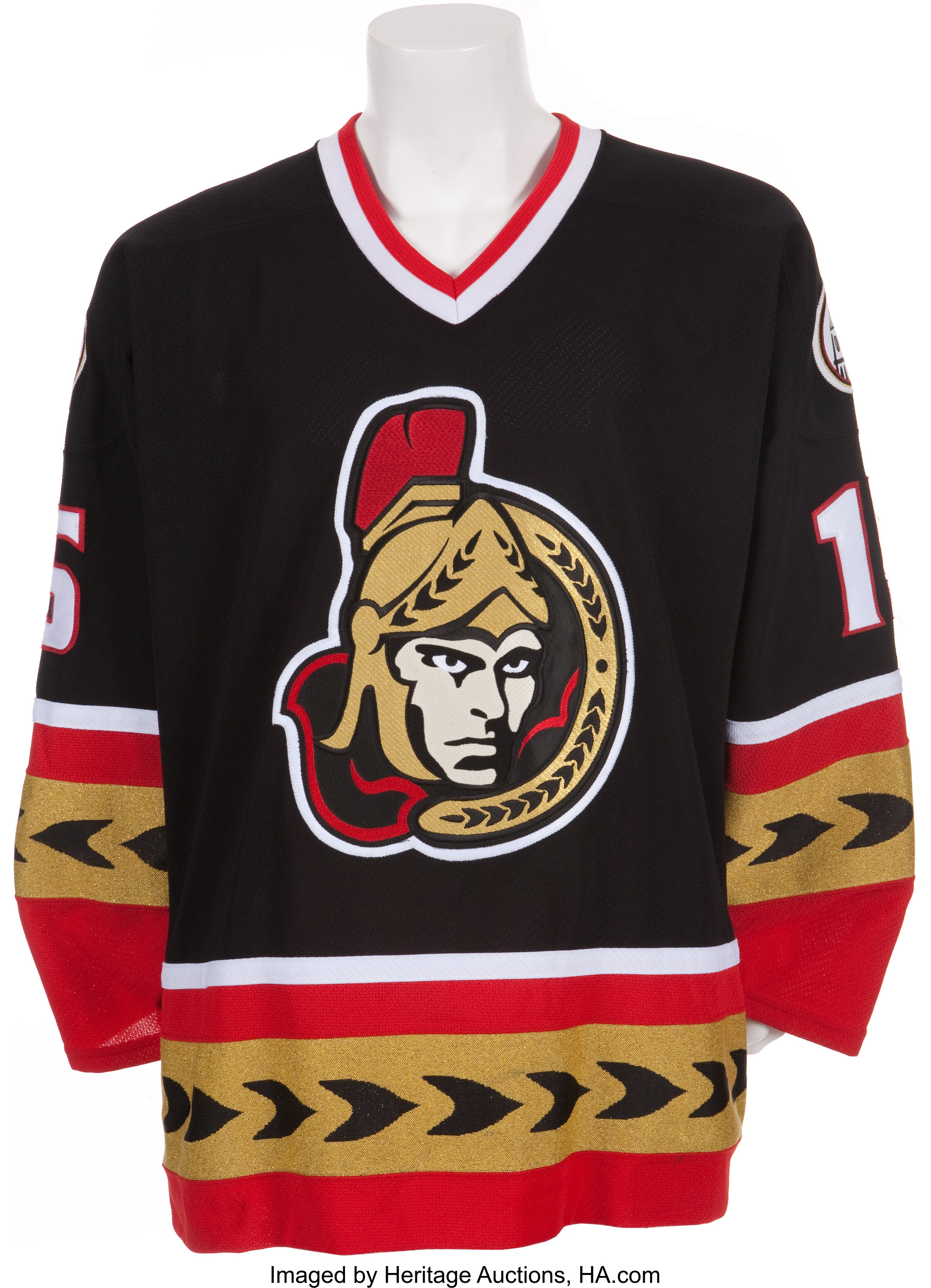 Ottawa Senators 2007-08 jersey artwork, This is a highly de…