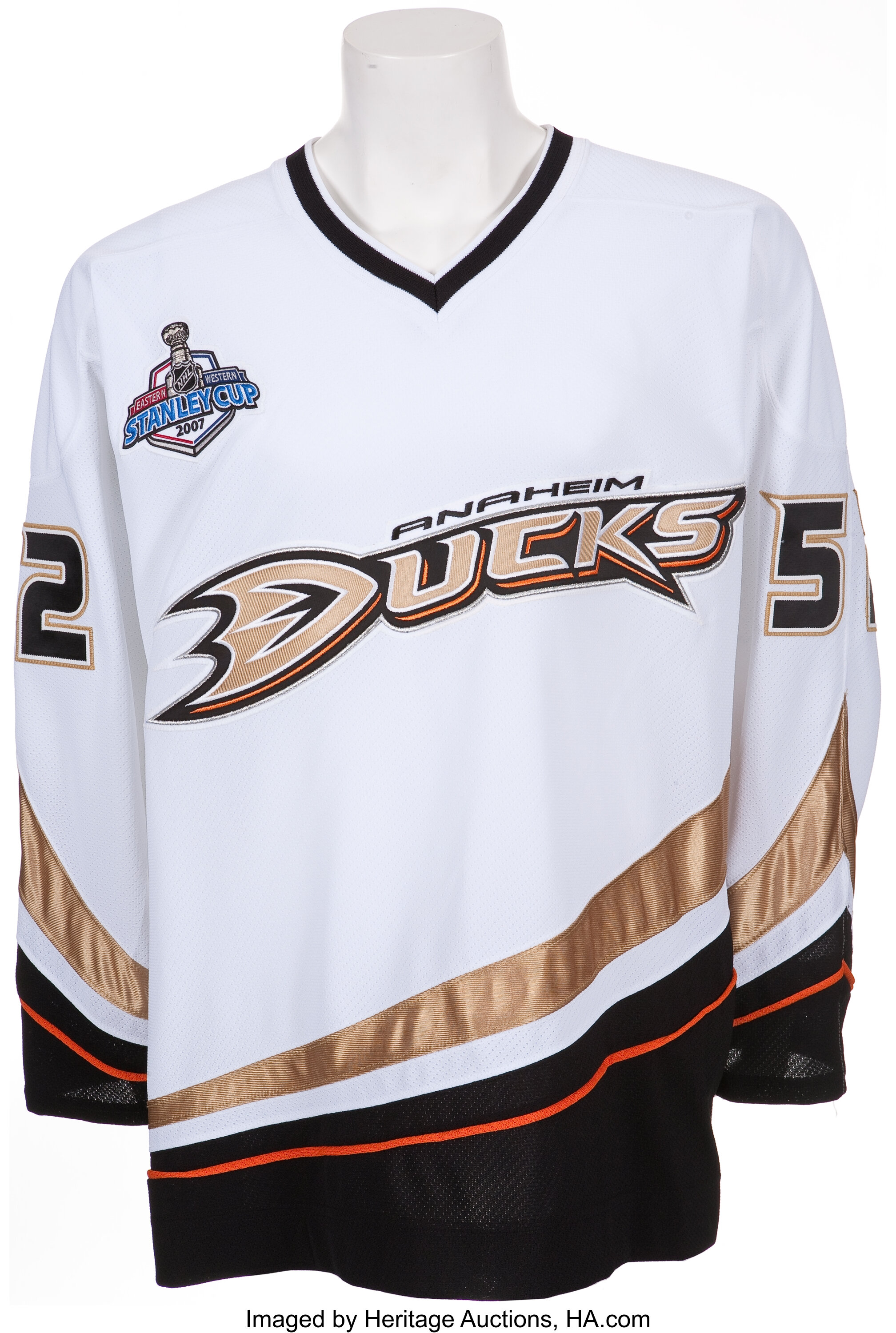 Anaheim Ducks Custom Away Jersey (2007) – Discount Hockey