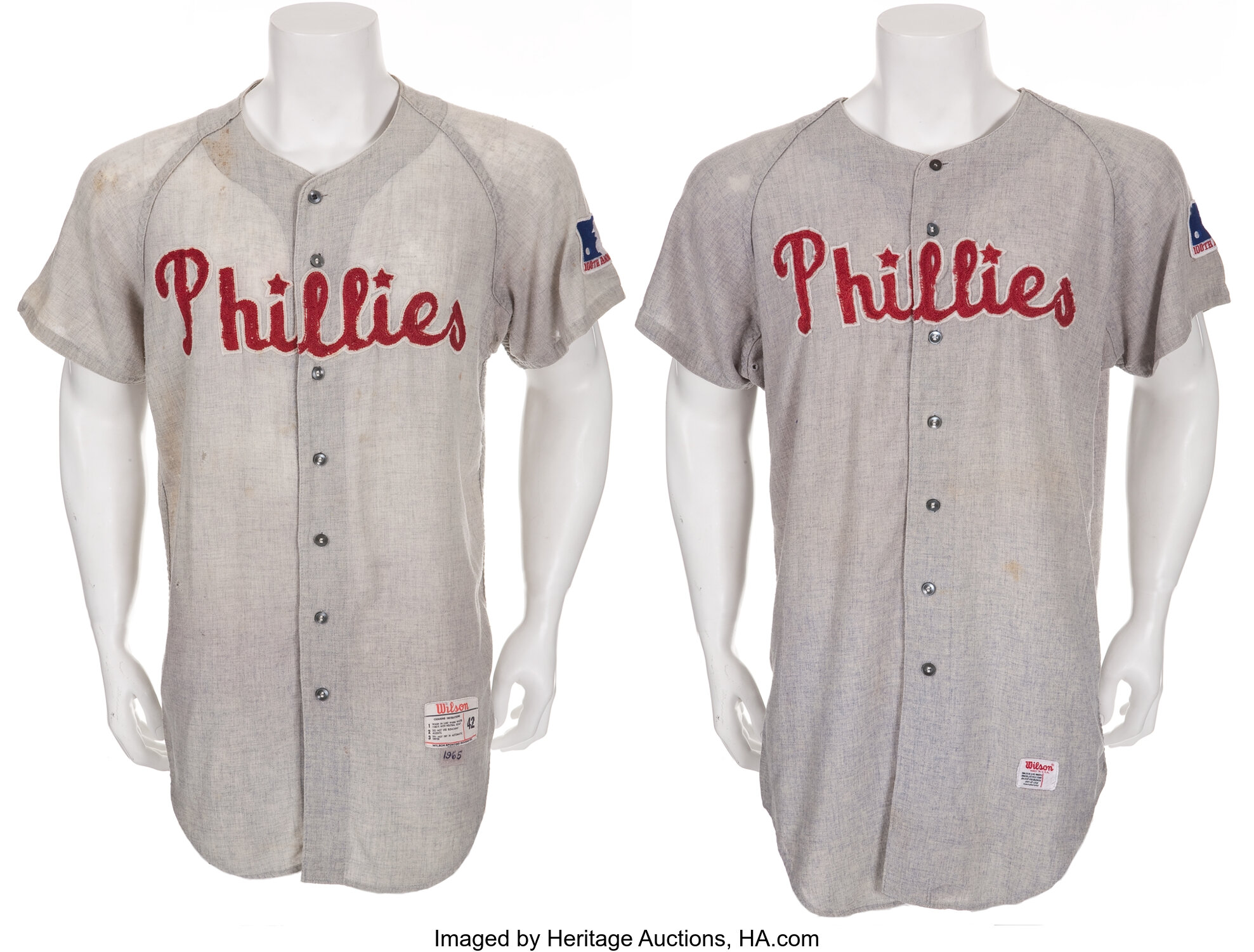 Sold at Auction: Rare 1939 Philadelphia Phillies road uniform.