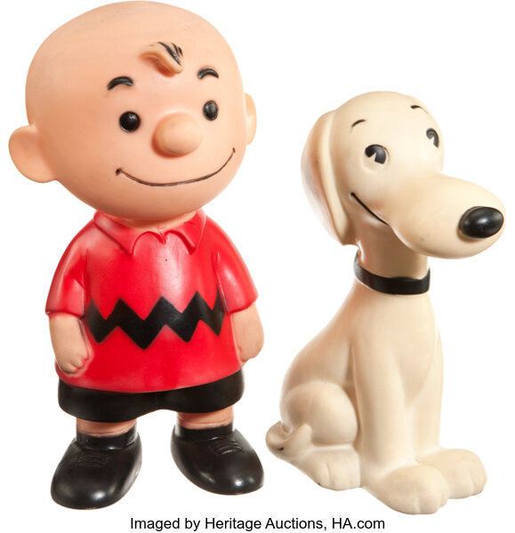 Charlie Brown and Snoopy Toy Group (1950s-60s).... (Total: 2 Items