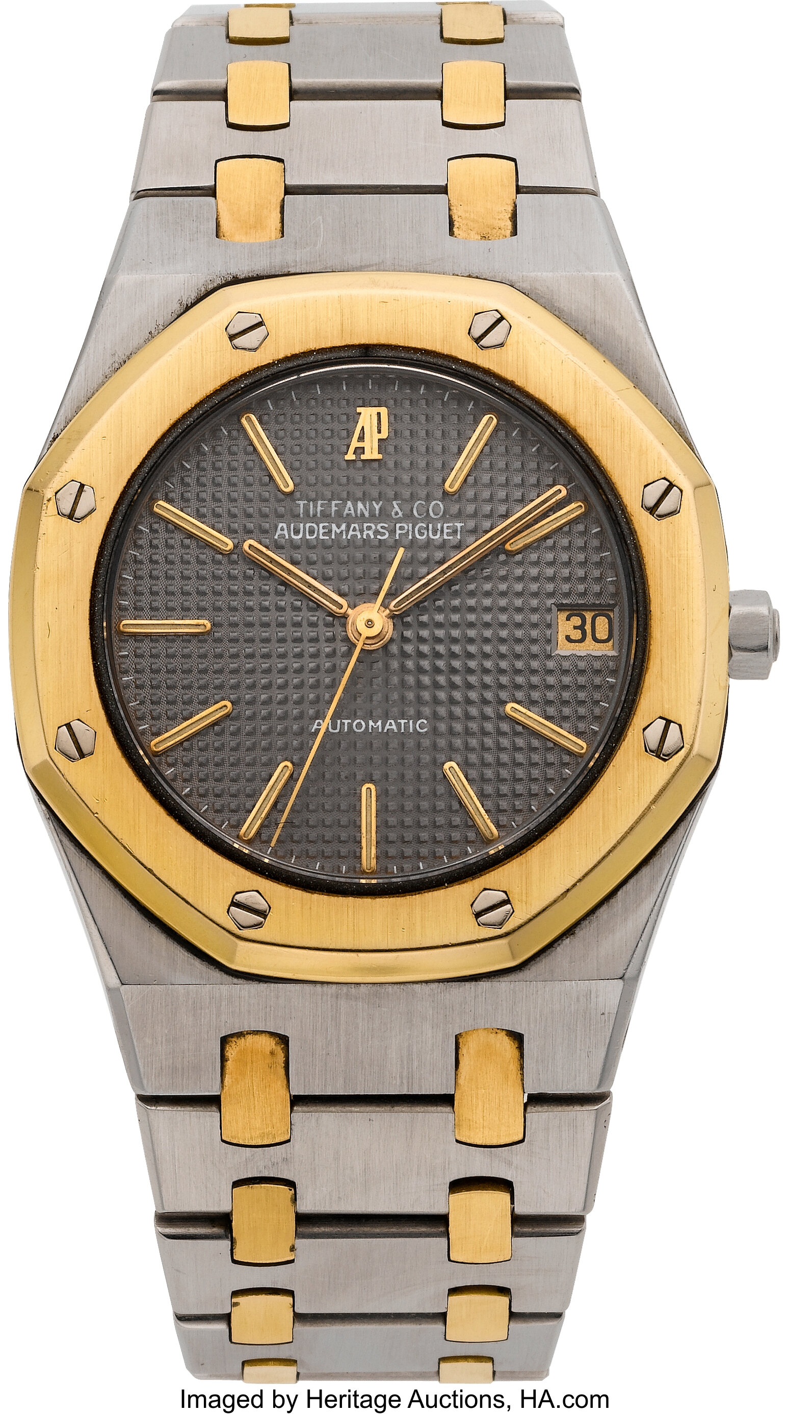 Audemars Piguet Steel Gold Royal Oak For Tiffany Co. circa