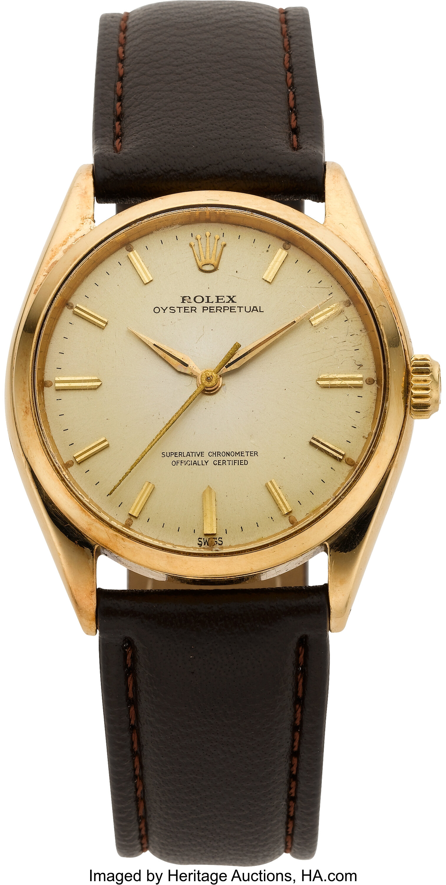 Rolex Ref. 1005 Vintage Gold Oyster Perpetual circa 1962