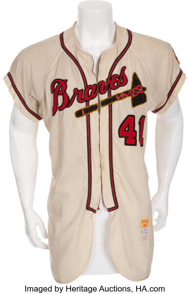 1957 milwaukee braves store jersey