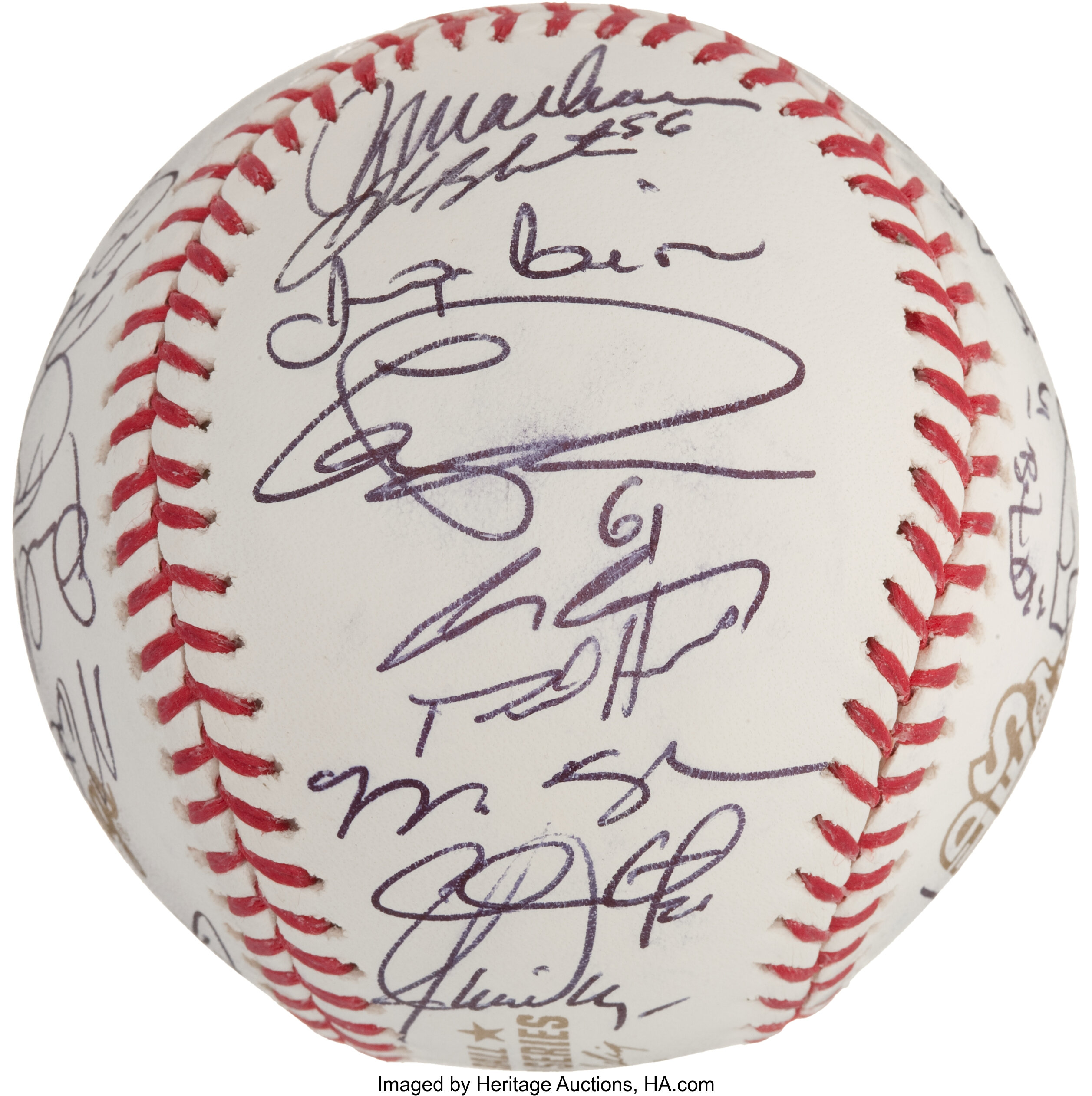 The Philadelphia Phillies 130Th Anniversary Legends Signatures For