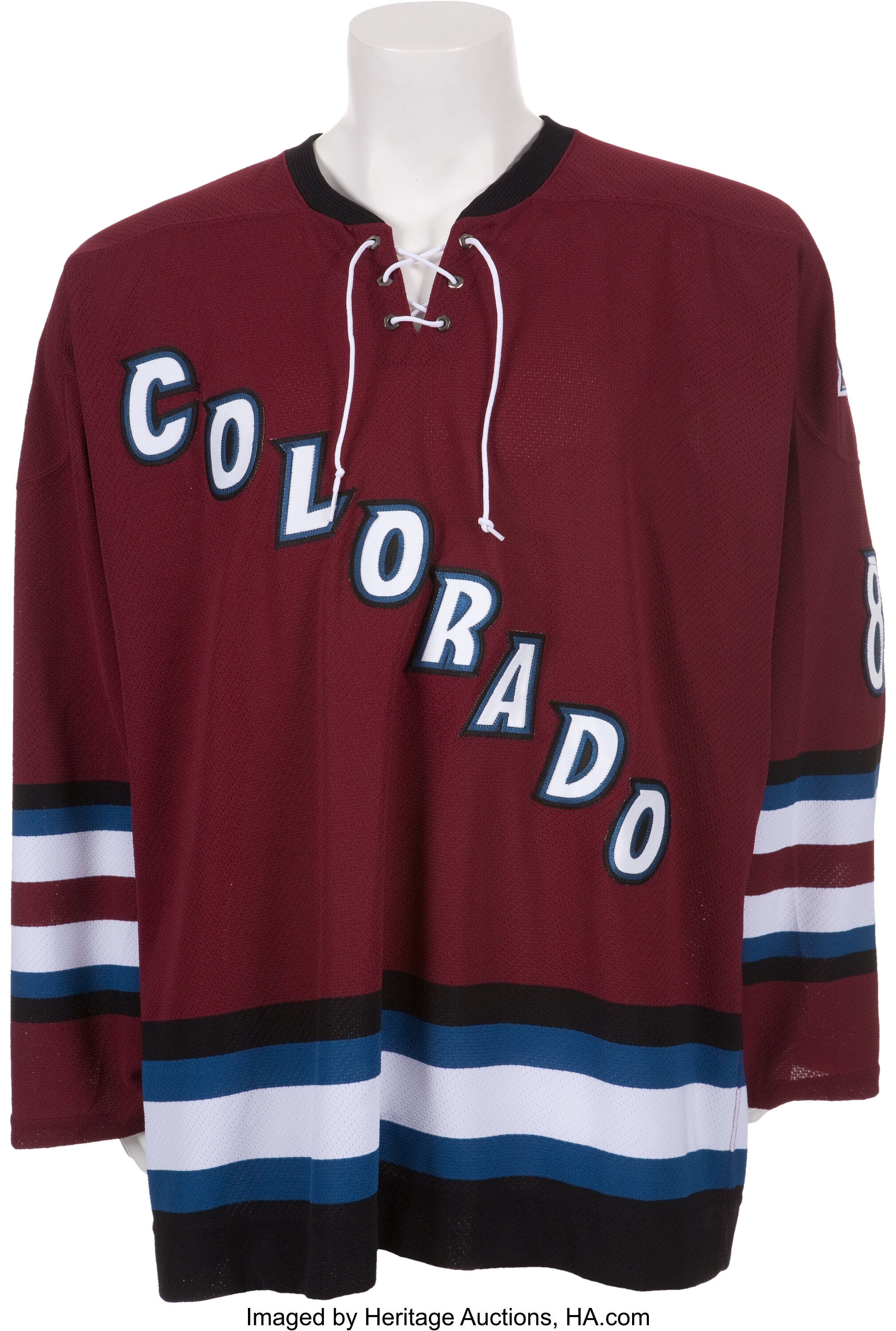 Wojtek Wolski Autographed Game-Worn Colorado Avalanche Jersey