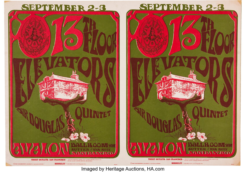 13th Floor Elevators Tree House Avalon Ballroom Concert