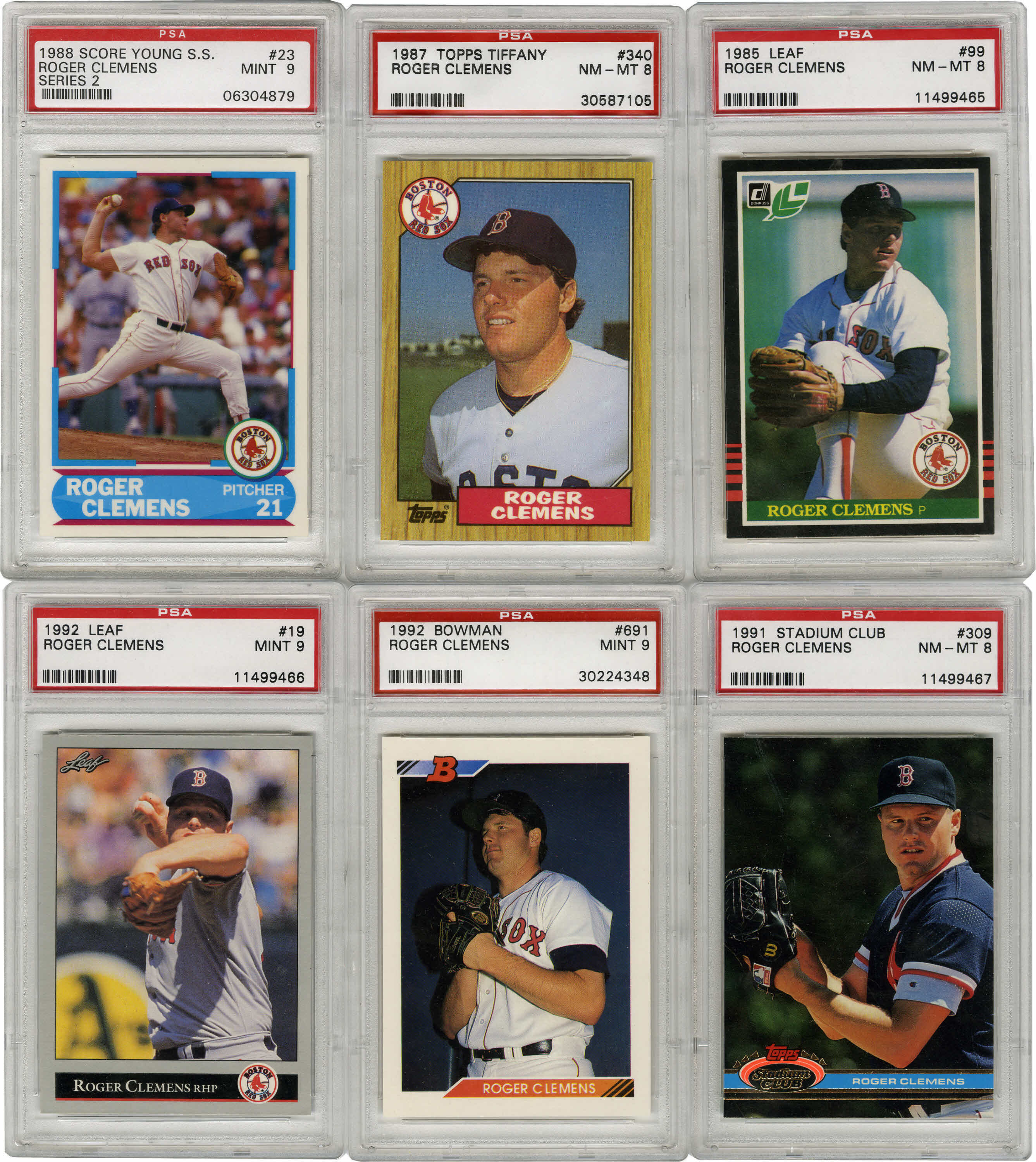 Roger Clemens 1985 Topps Card #181 (PSA NM-MT 8)