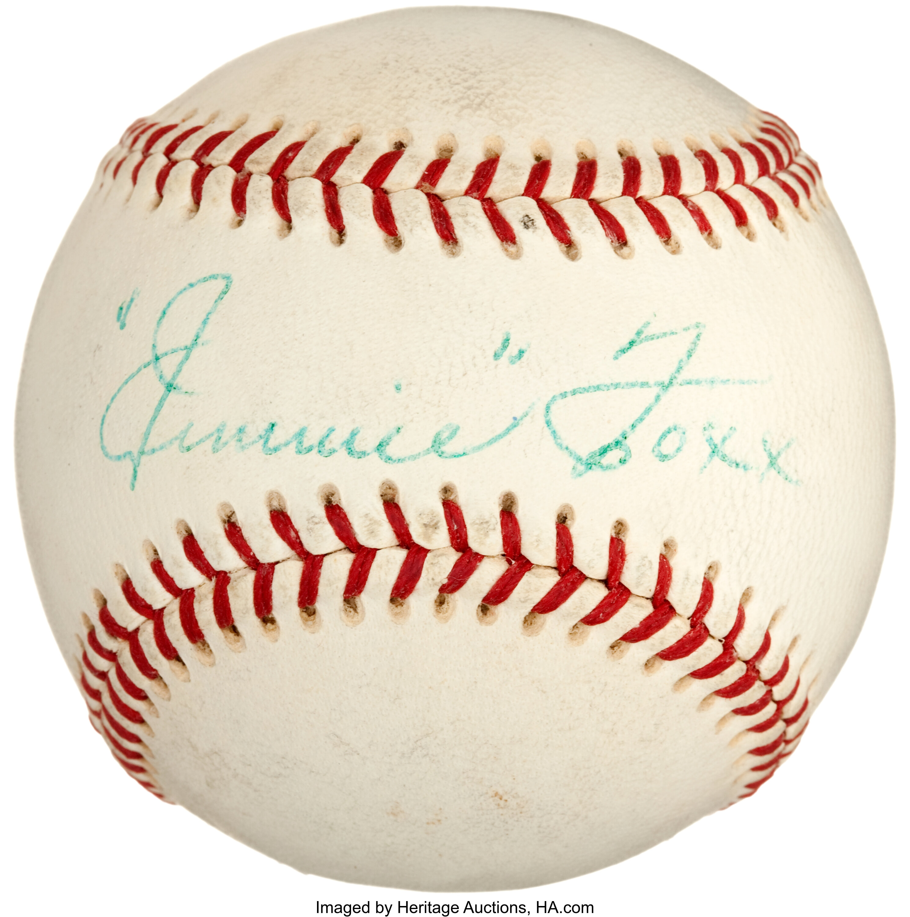 Incredible Jimmie Foxx Single Signed Autographed 1930's Baseball Bat JSA COA