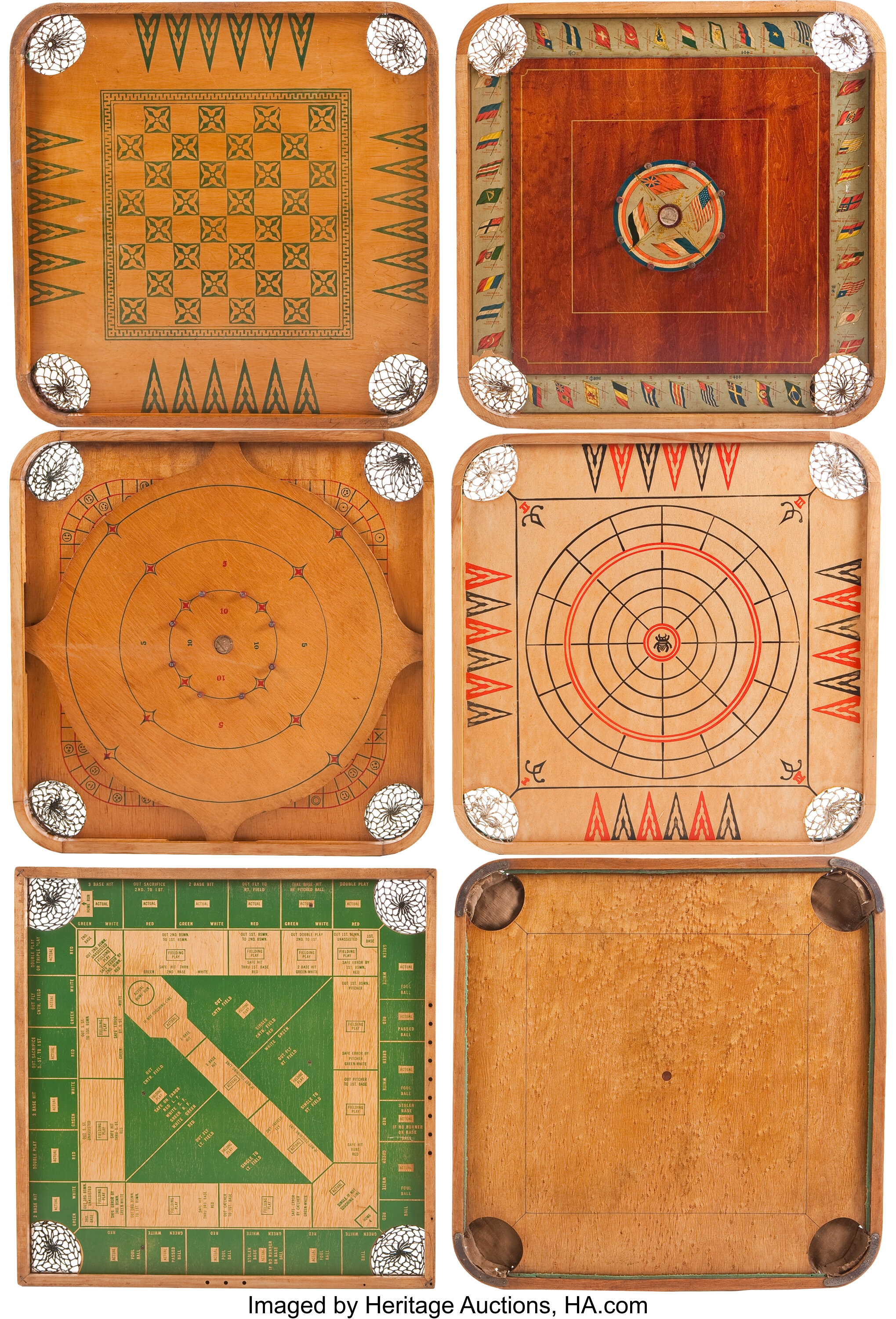 Wauw Portiek Op de grond Thirty-Four Antique and Vintage American Game Boards.... (Total: 36 | Lot  #47230 | Heritage Auctions