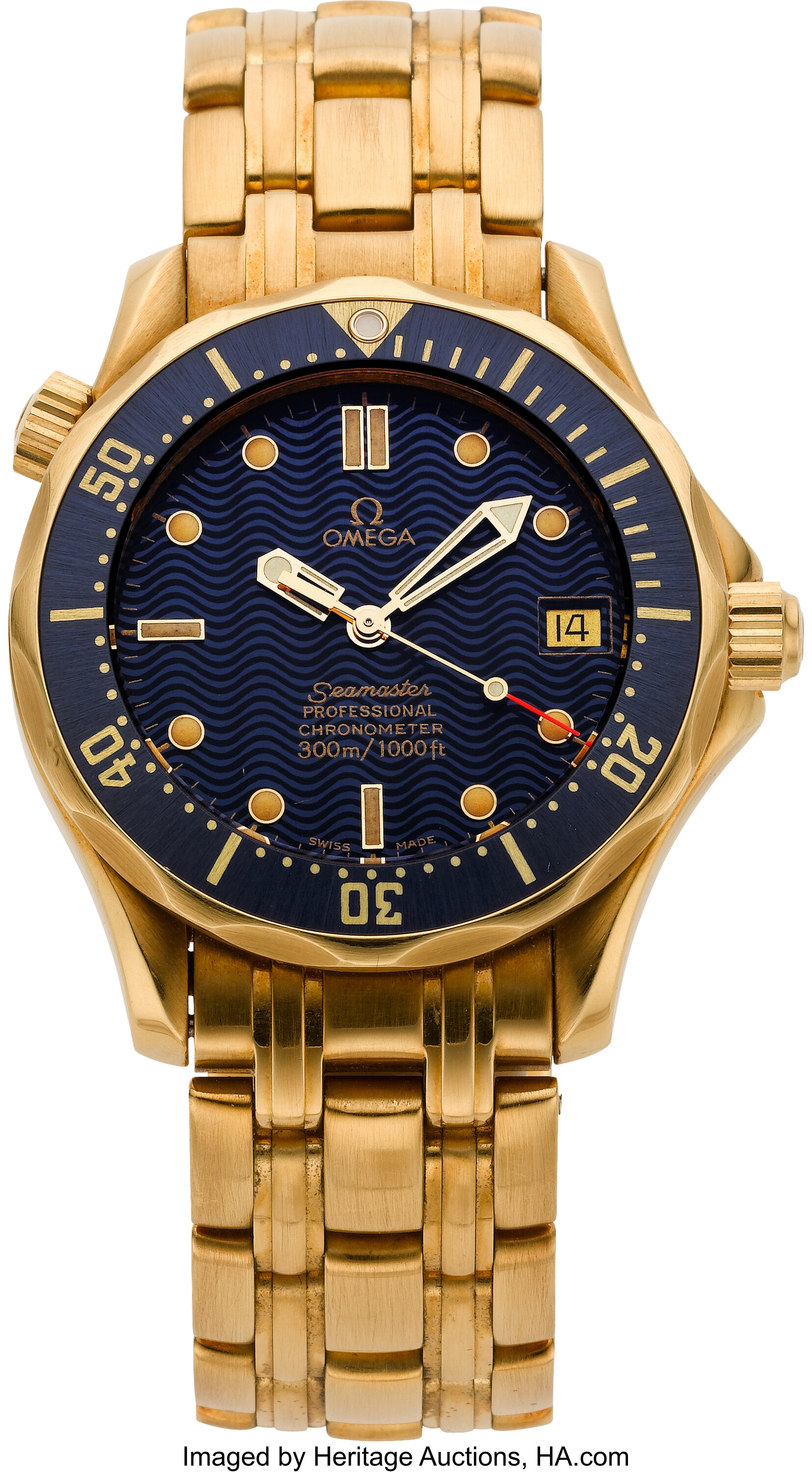 omega watches gold