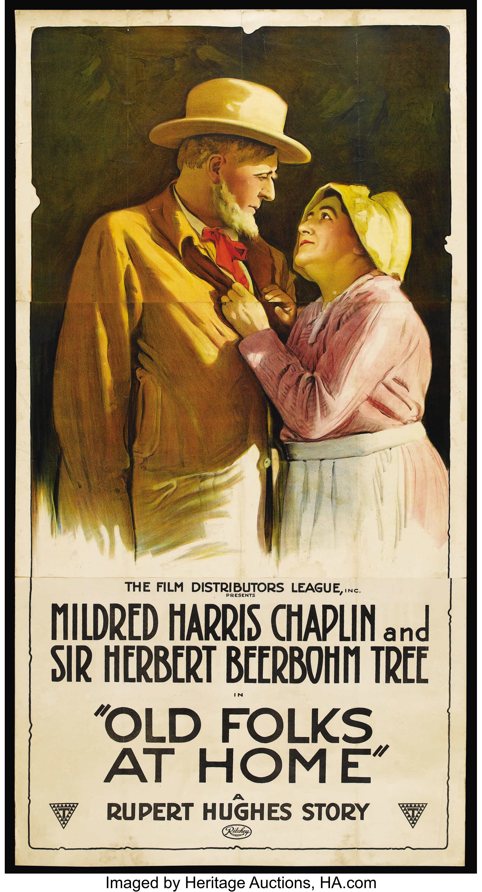 The Old Folks At Home Film Distributors League R 1921 Three Lot