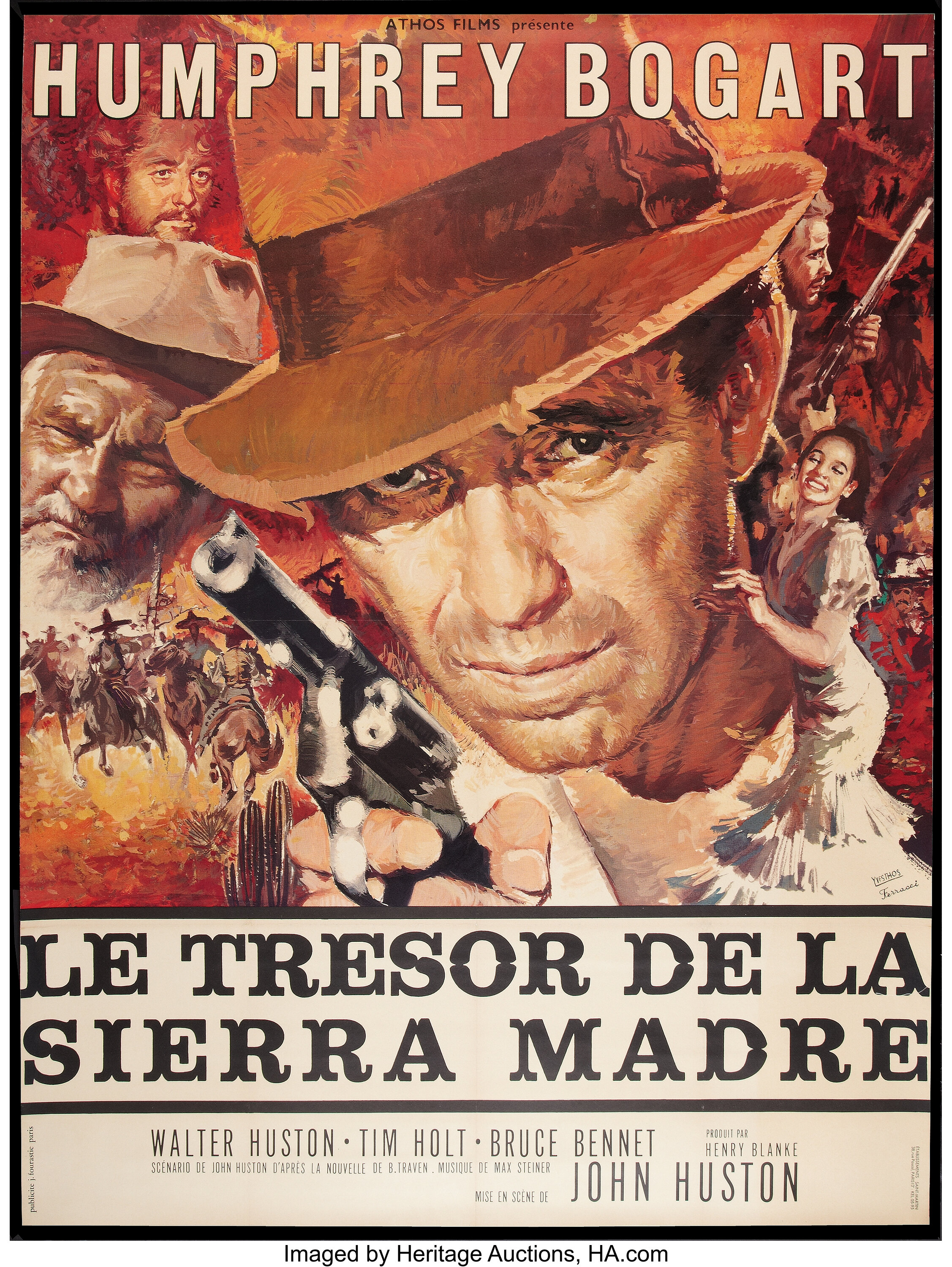 The Treasure of the Sierra Madre (Warner Brothers, R-1962). French ...