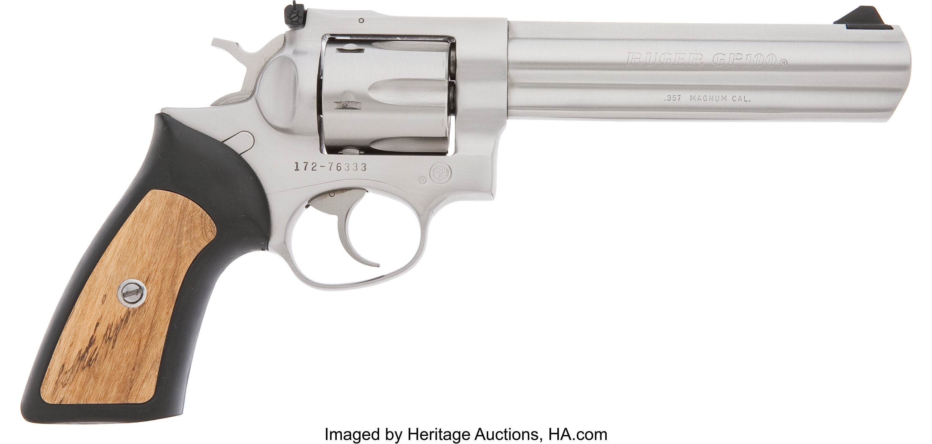 Ruger Gp100 357 Cal Revolver 172 Military Patriotic Lot Heritage Auctions