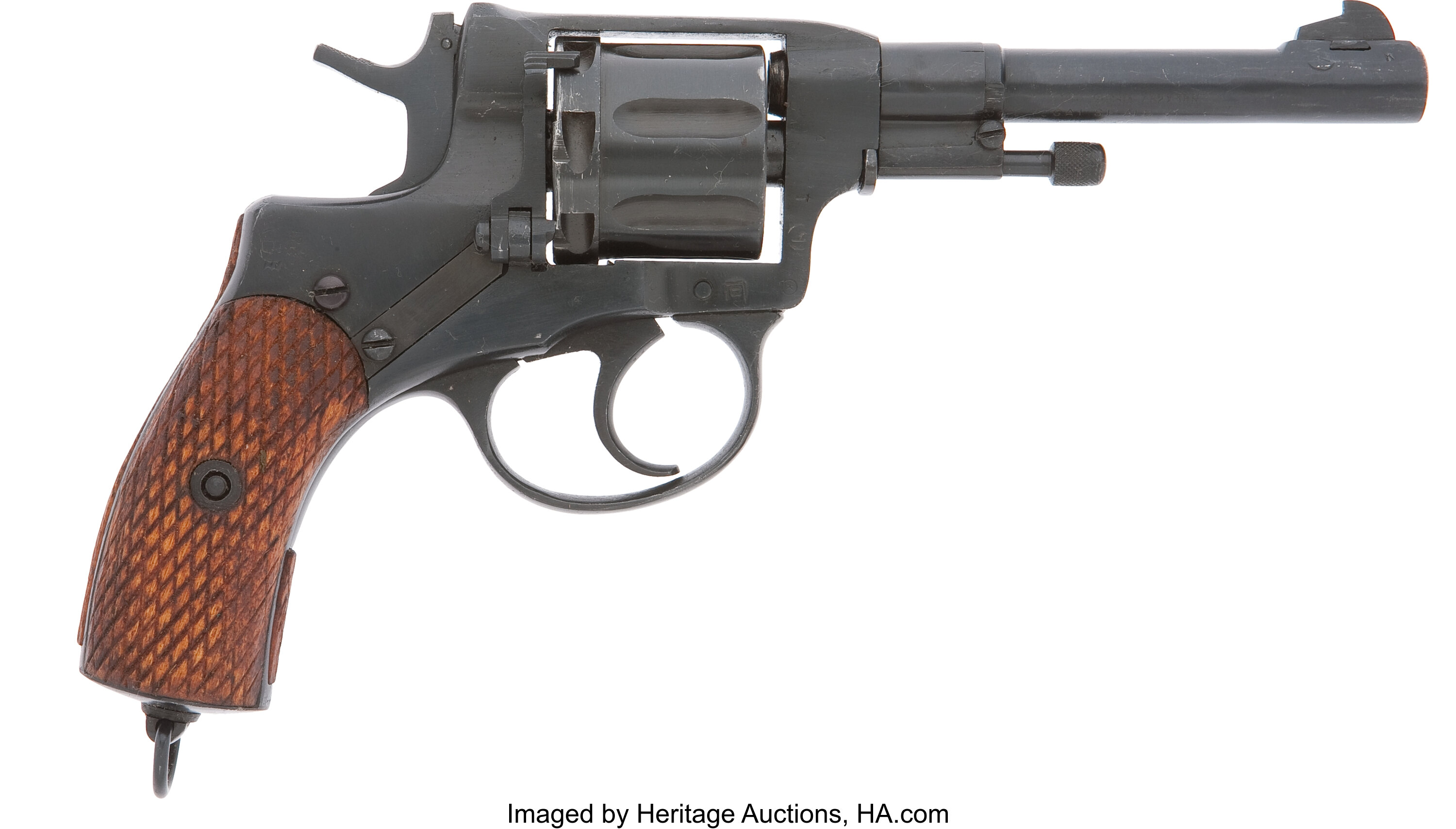 Russian Model 1895 Nagant Revolver.... Military & Patriotic WWII