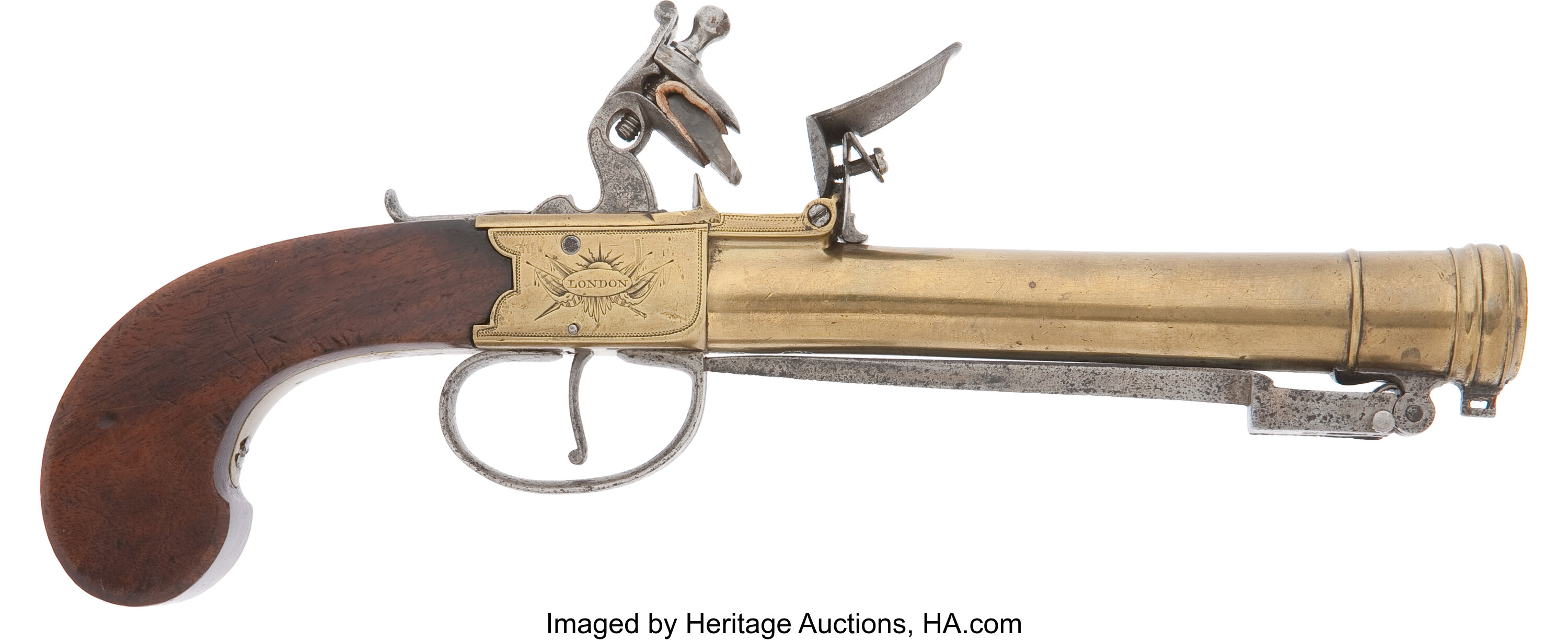 French Blunderbuss Pistol, Espingole, 18th Century, Replica This re