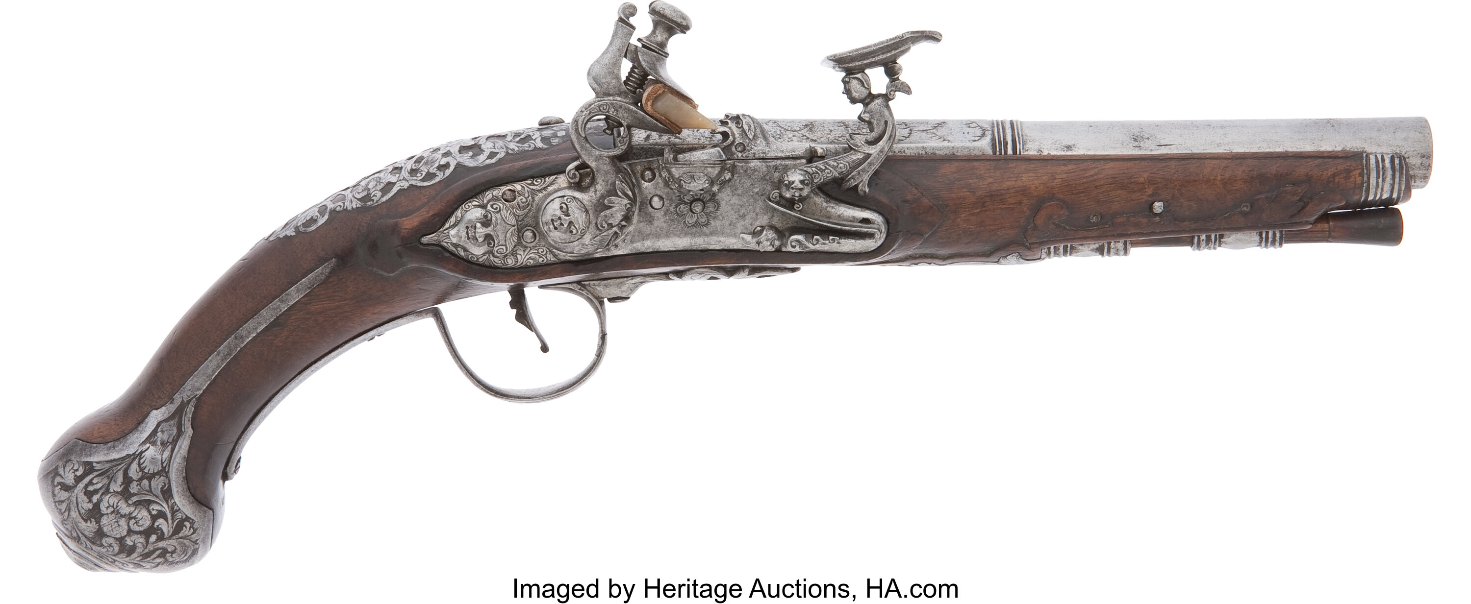 Magnificent 18th Century Italian Snaphaunce Belt Pistol.... | Lot ...