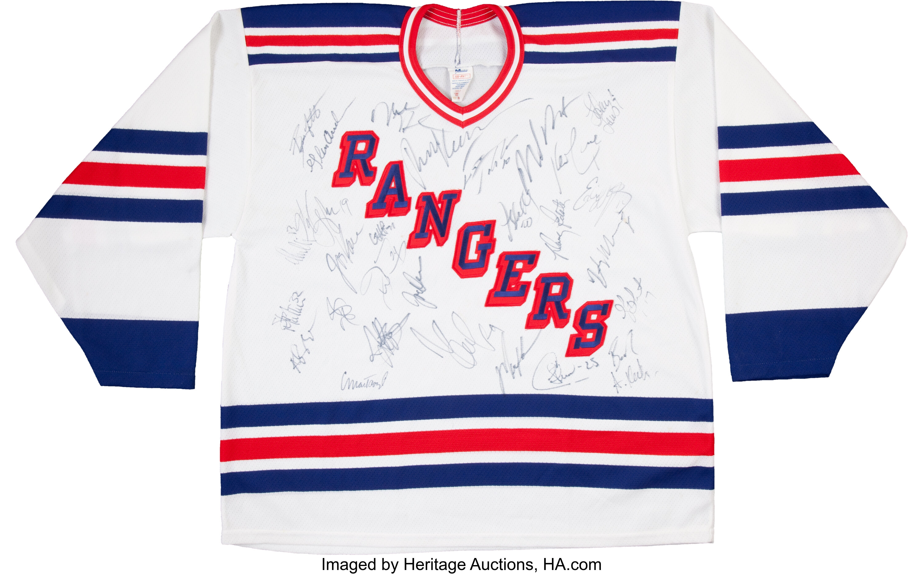1994 Rangers Team Signed White Rangers 94 Champions Jersey (19 Sigs) - NHL  Auctions