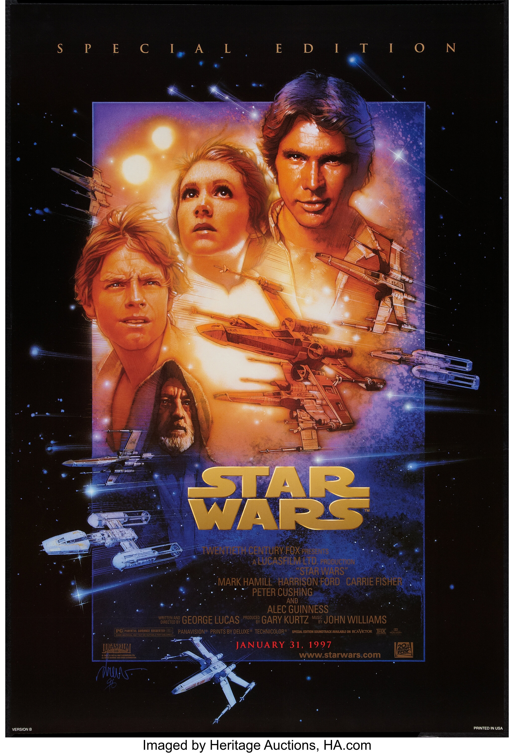 Star Wars, Special Edition (R1997) – Original One Sheet Movie Poster -  Hollywood Movie Posters