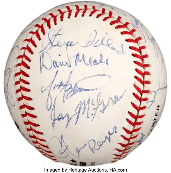 Circa 1989 Houston Astros Team Signed Baseball (25 Signatures