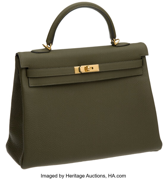 Kelly Hermès Hermes 24/24 Bag size 29 cm Vert Vérone. Green Leather  ref.501560 - Joli Closet