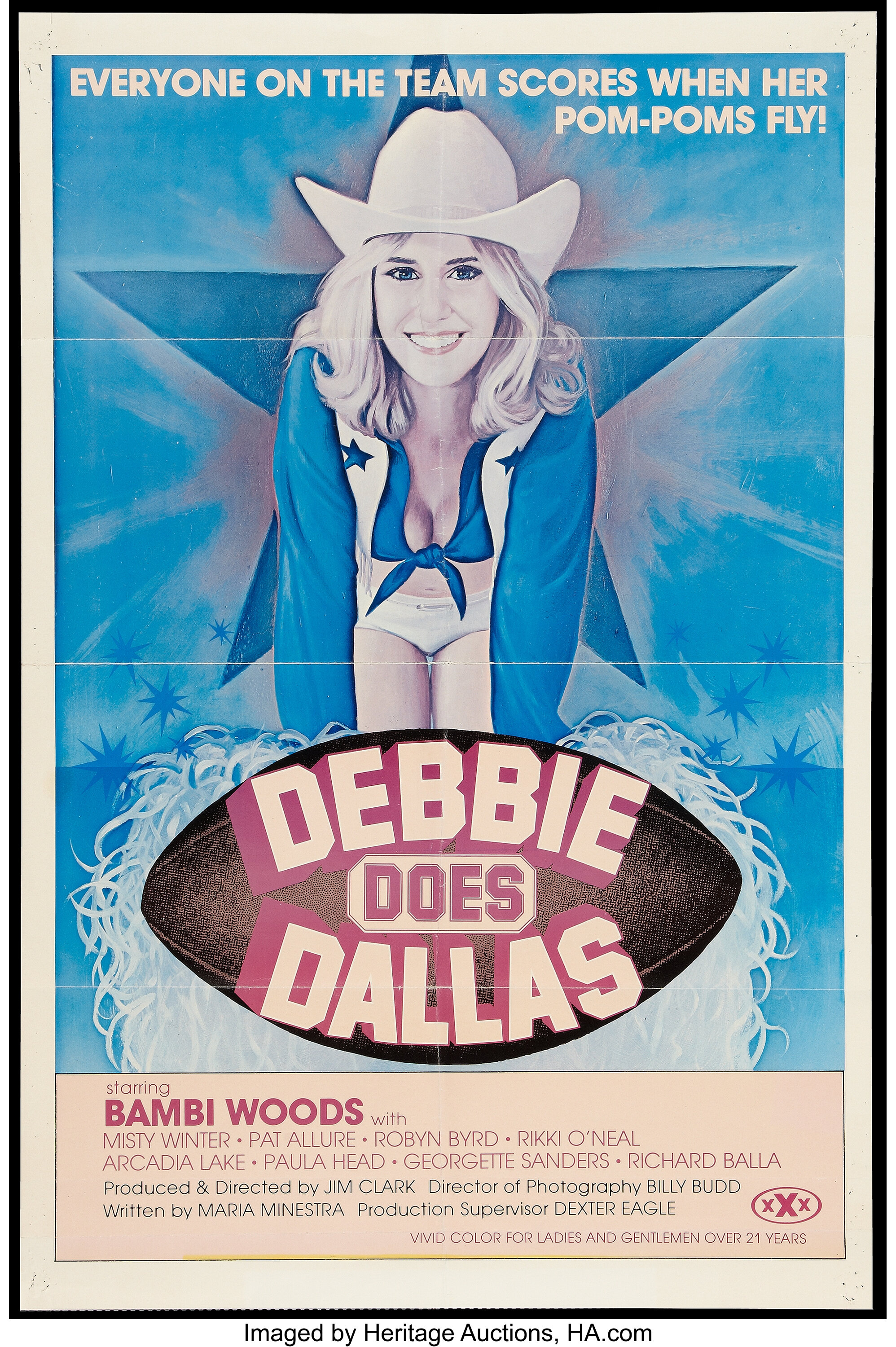 Debbie Does Dallas (Numa, 1978). One Sheet (27