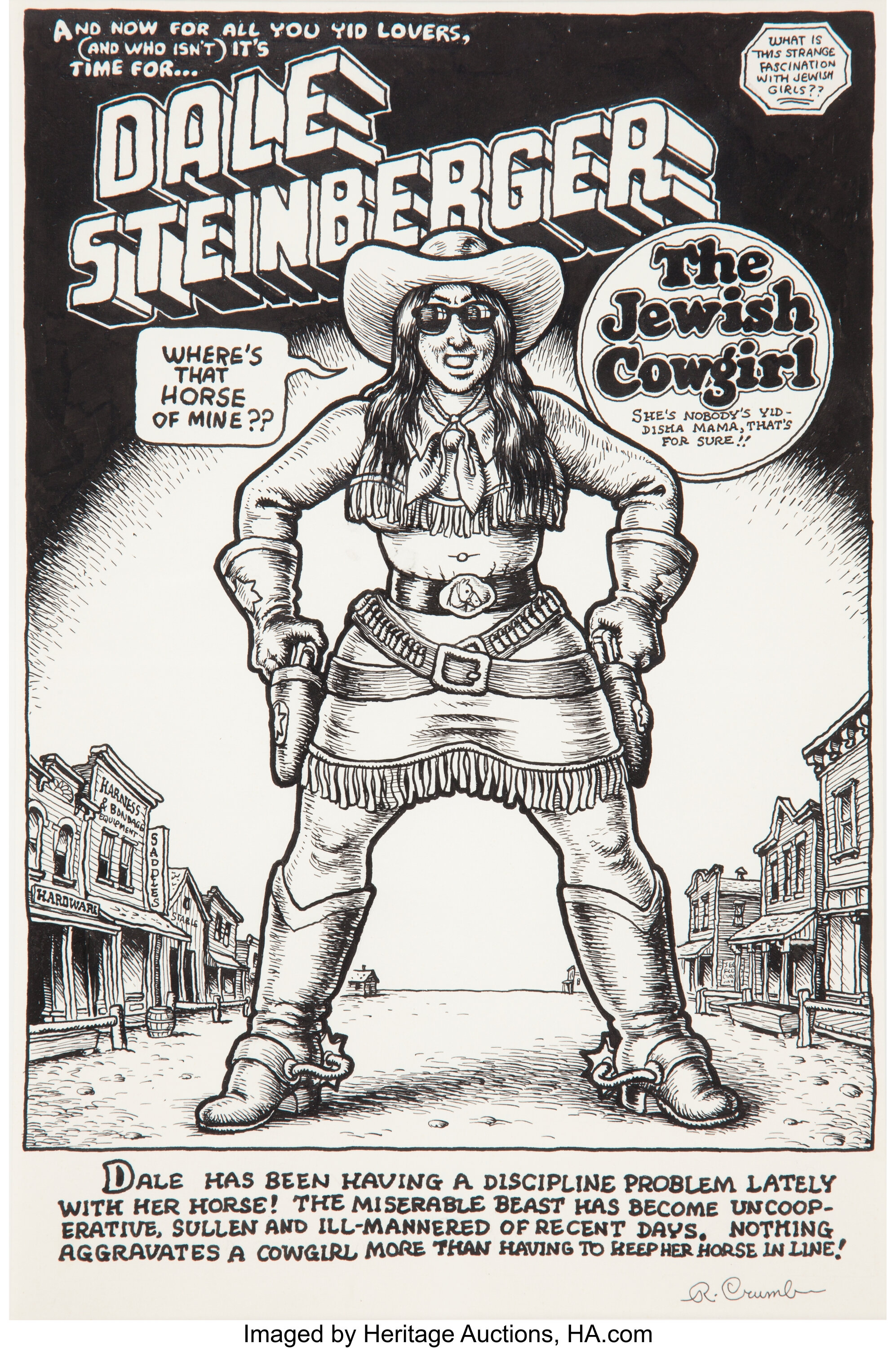 Robert Crumb Big Ass Comics #1 "Dale Steinberger the Jewish | Lot