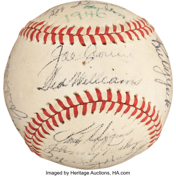 Ted Williams Autographed Ball - 6 OAL ! ! JSA!