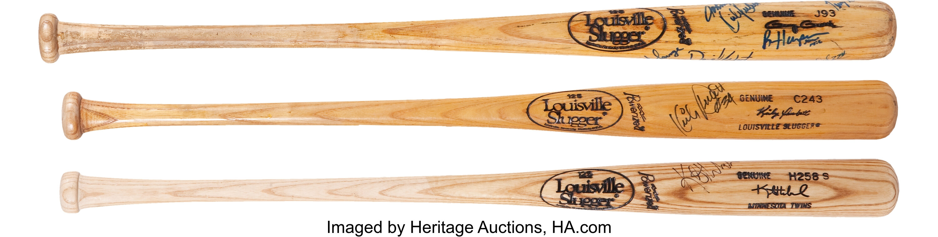 Game-Used or Autographed Bats