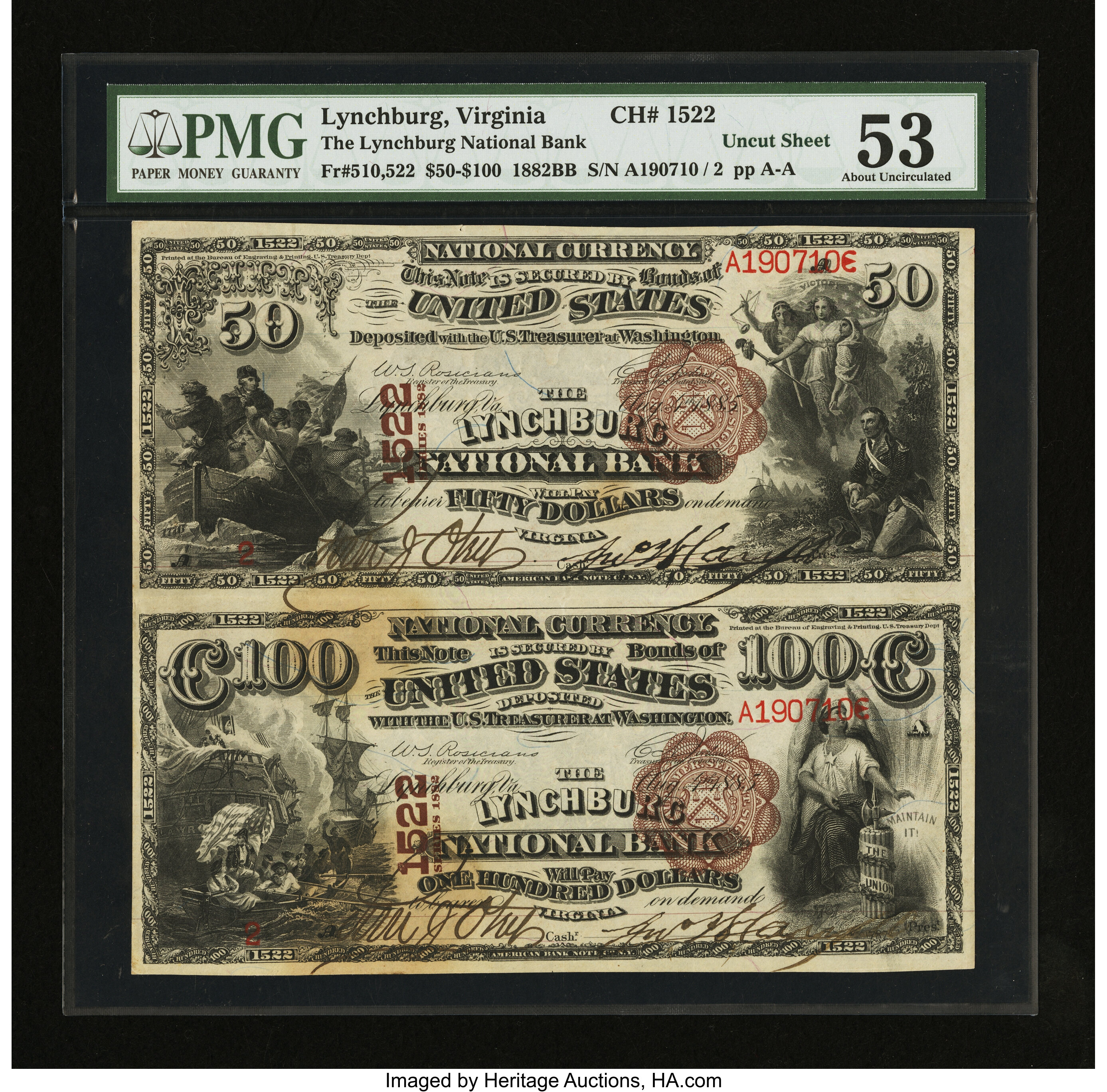 1929 Series $50 Federal Reserve National Bank Note Fine