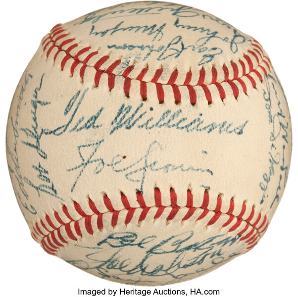 1947 Detroit Tigers Team Signed Baseball (27 Signatures).