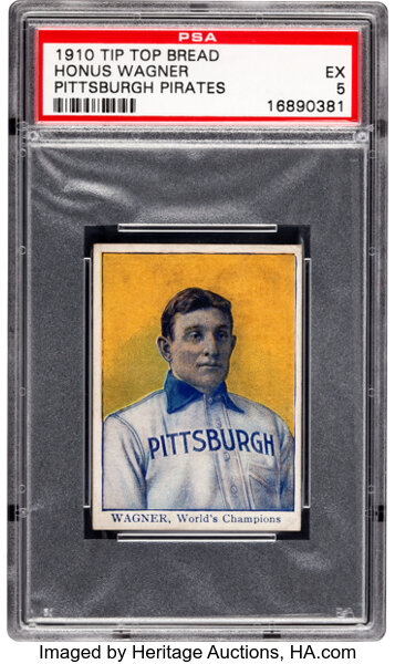 Rare baseball card of legendary Pirates shortstop Honus Wagner sells for  $1.32 million