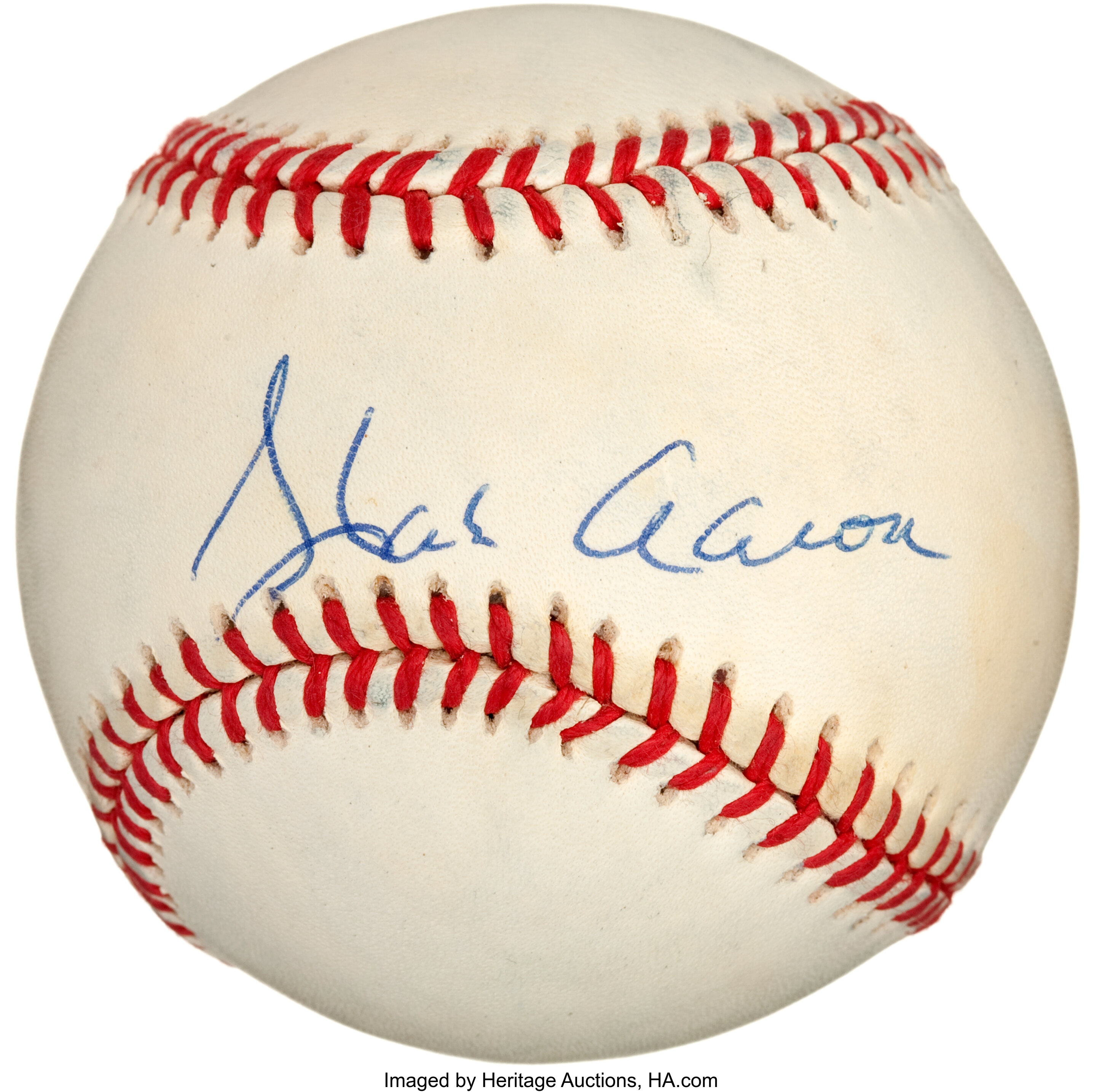 Hank Aaron - Autographed Signed Baseball With Co-Signers