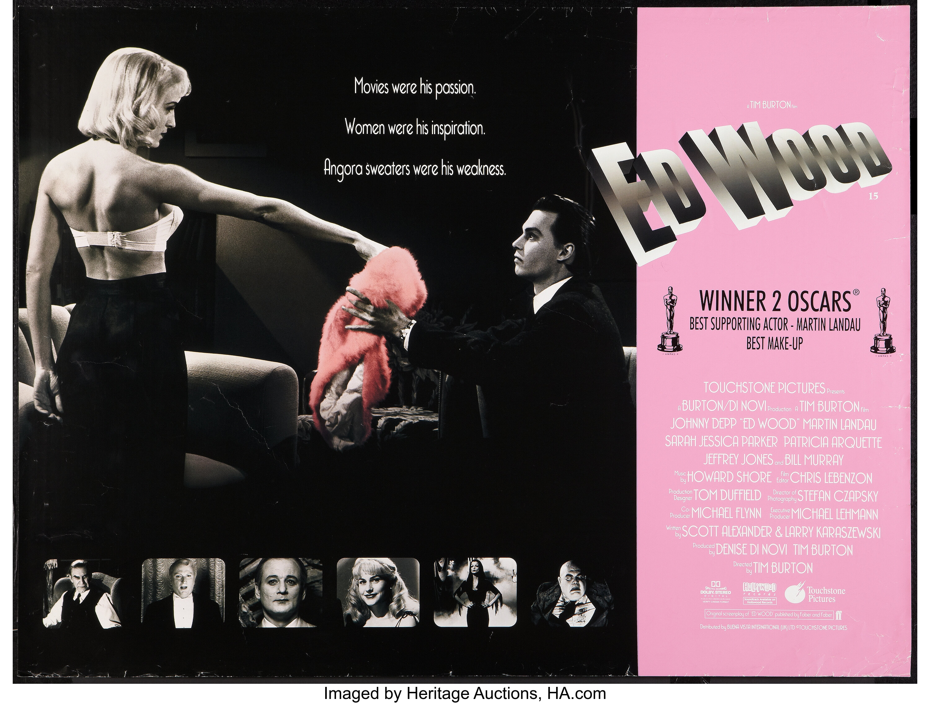 Ed Wood (Buena Vista, 1995). British Quad (30