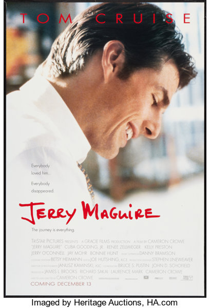 Jerry Maguire Tri Star 1996 One Sheets 2 27 X 40 Ds Lot 517 Heritage Auctions