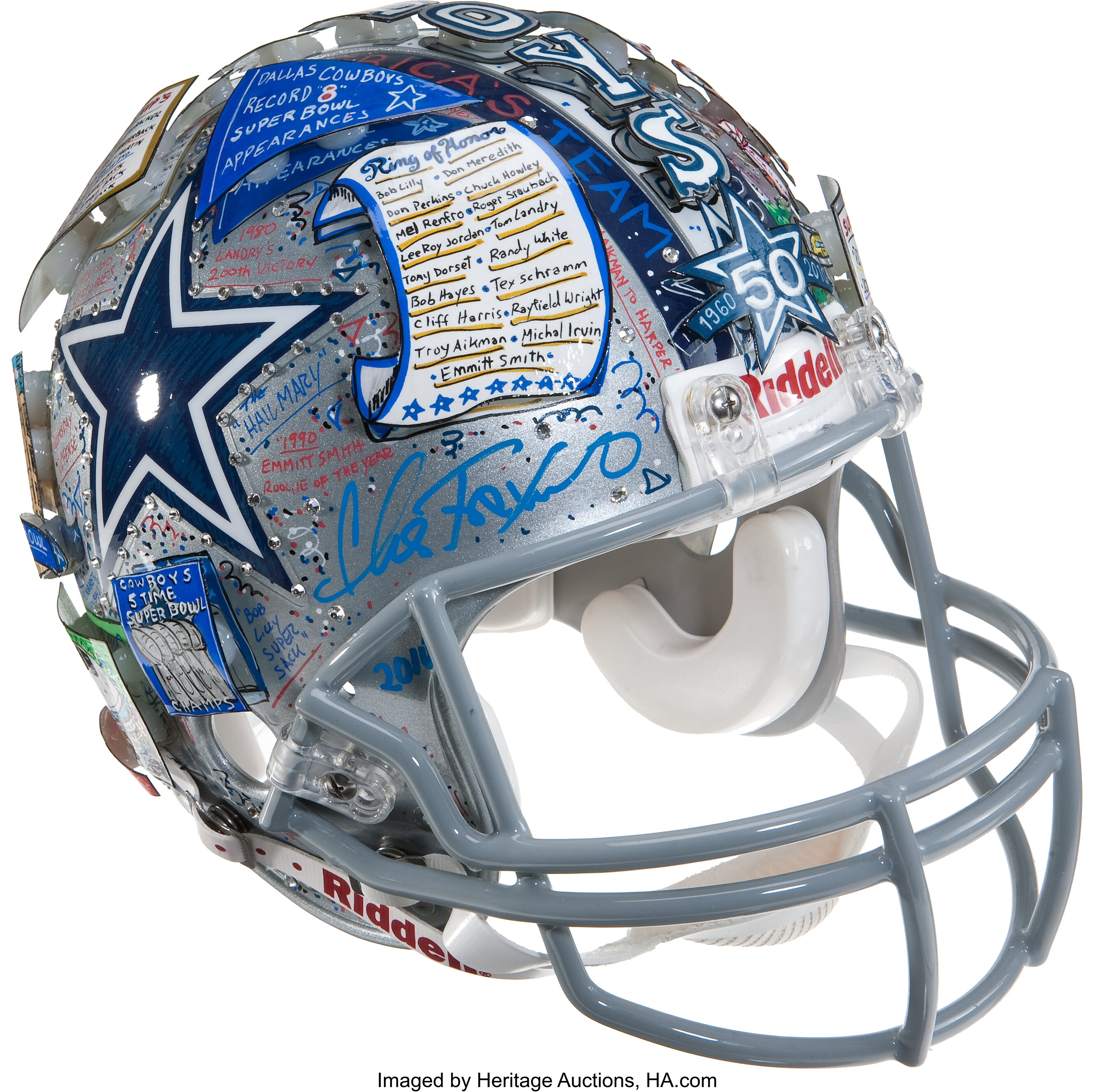 Dallas Cowboys Helmet Artwork