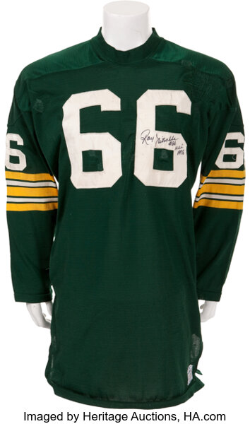 Ray Nitschke Green Bay Packers Signed Encapsulated 1968