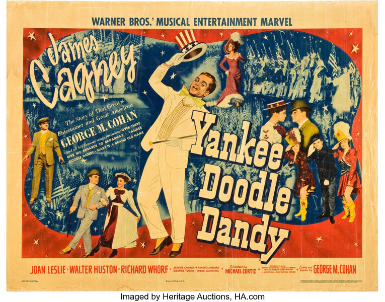 Yankee Doodle Dandy Warner Brothers 1942 Half Sheet 22 X Lot 907 Heritage Auctions