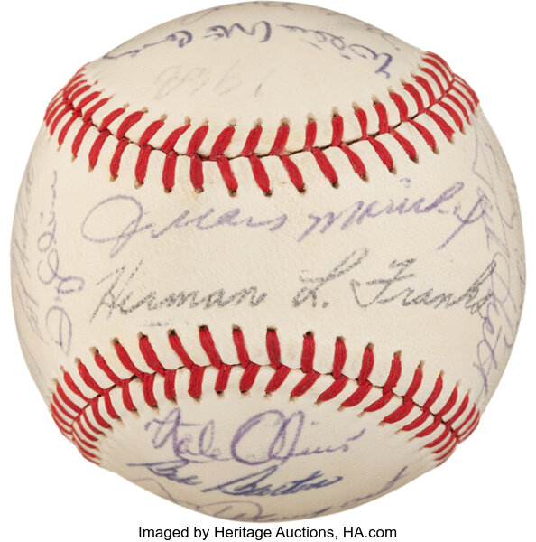 2002 San Francisco Giants Team Signed Baseball (28 Signatures