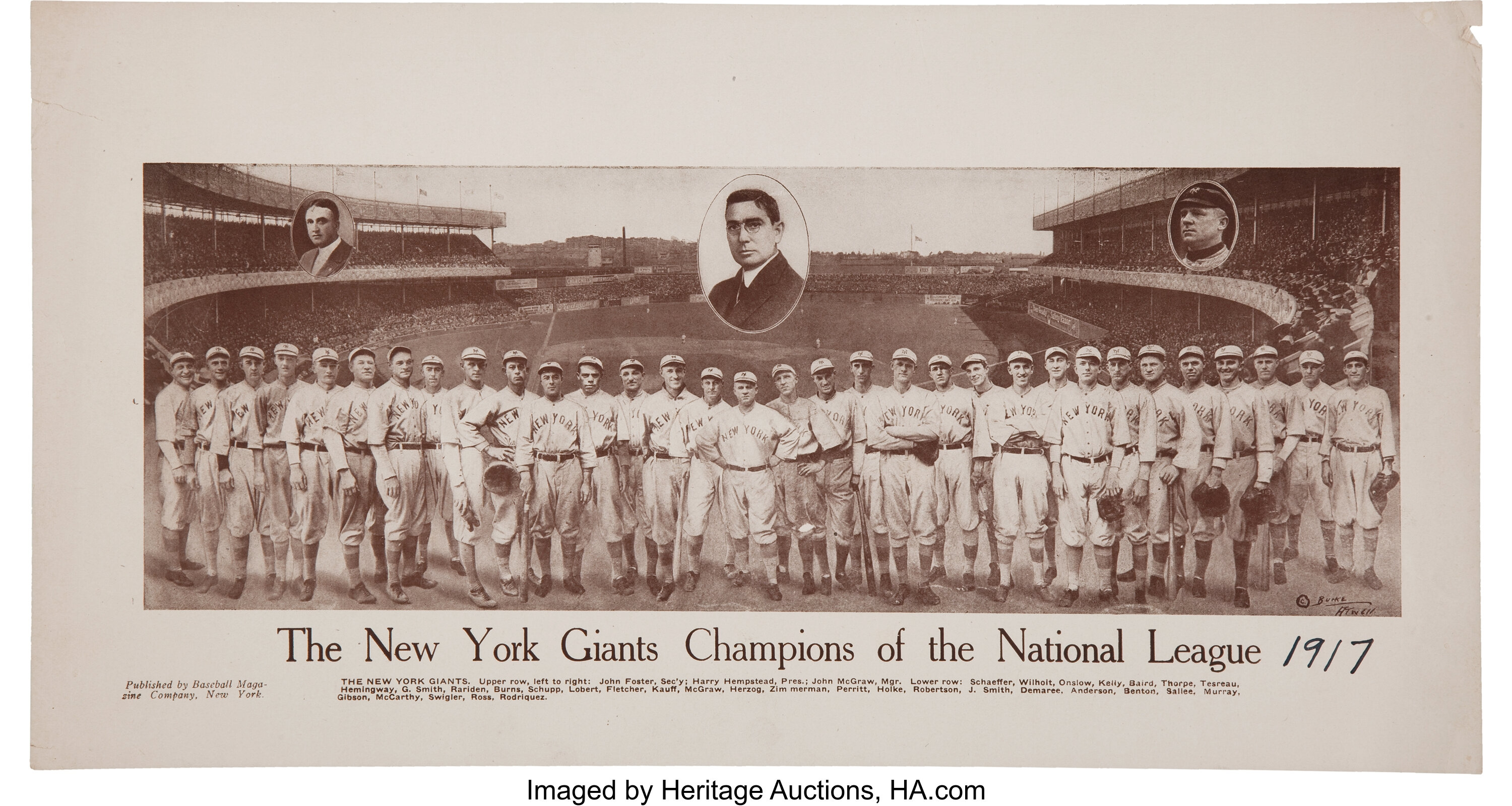 1917 new york giants