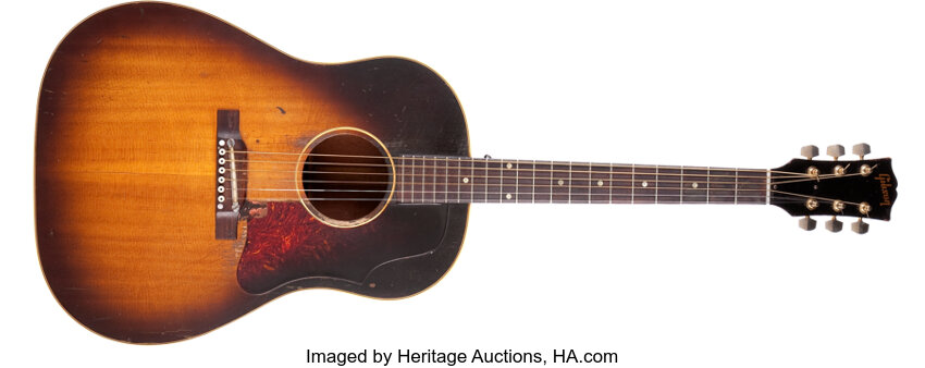 1957 Gibson J 45 Sunburst Acoustic Guitar U673 Musical Lot Heritage Auctions