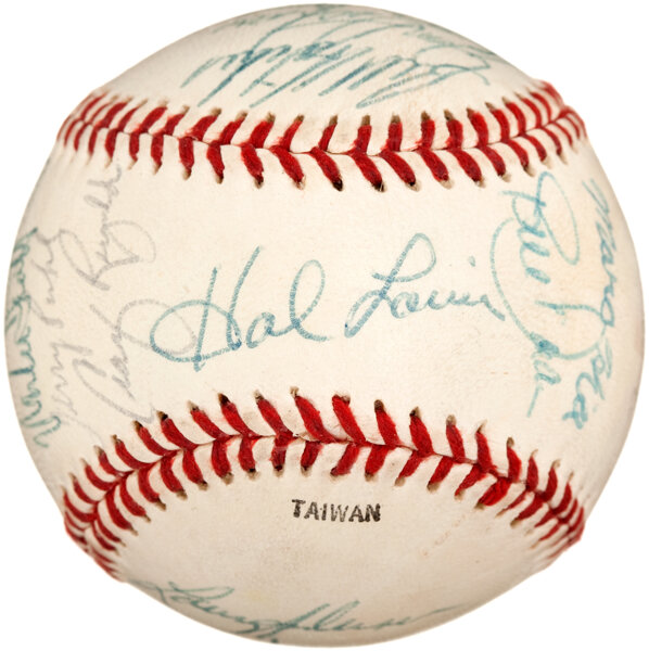 Lot Detail - 1971 Houston Astros Team Signed Ball