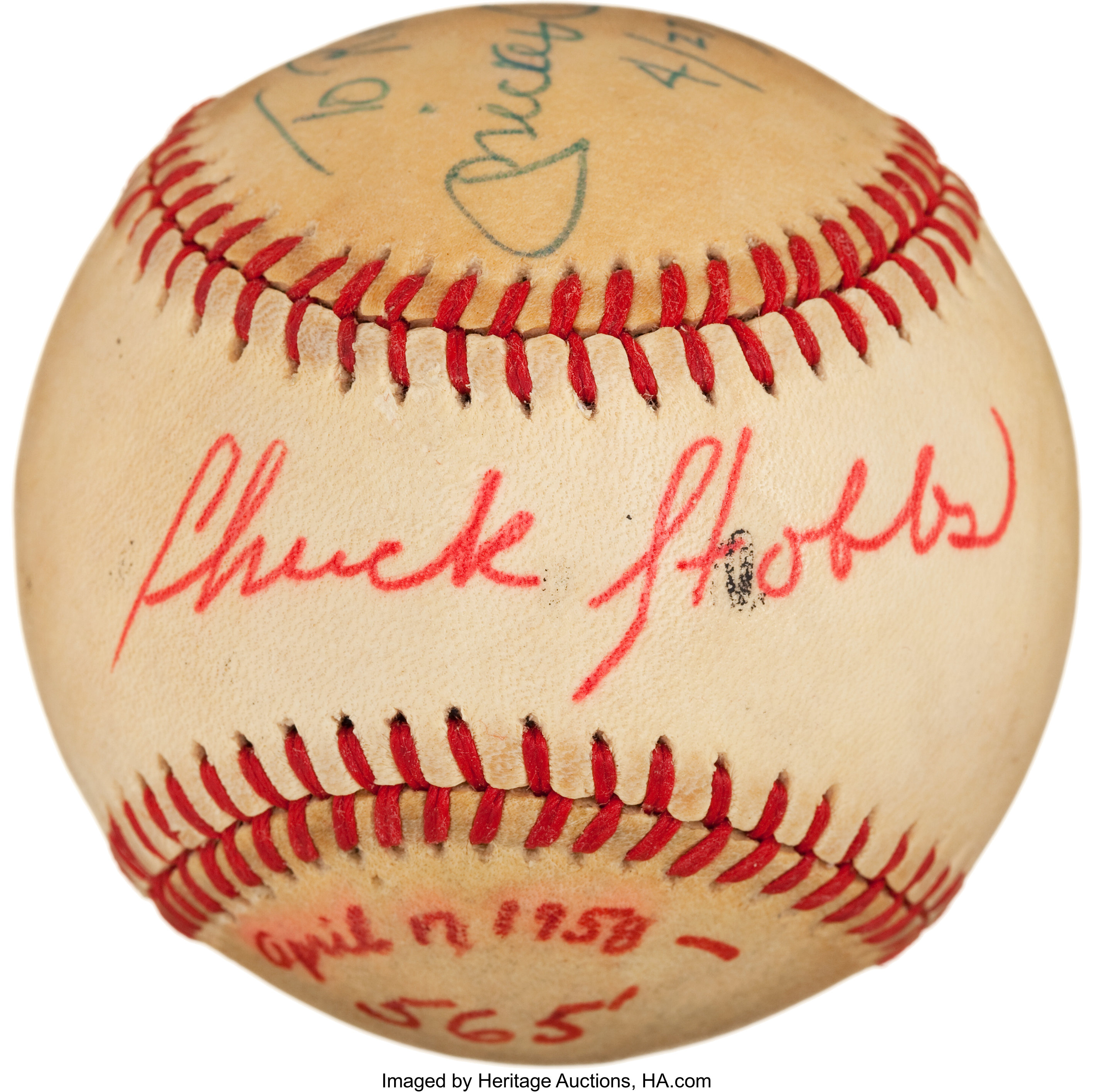 Mickey Mantle's 565 Foot Home Run