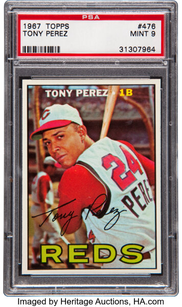 Lot - 1969 Topps Tony Perez