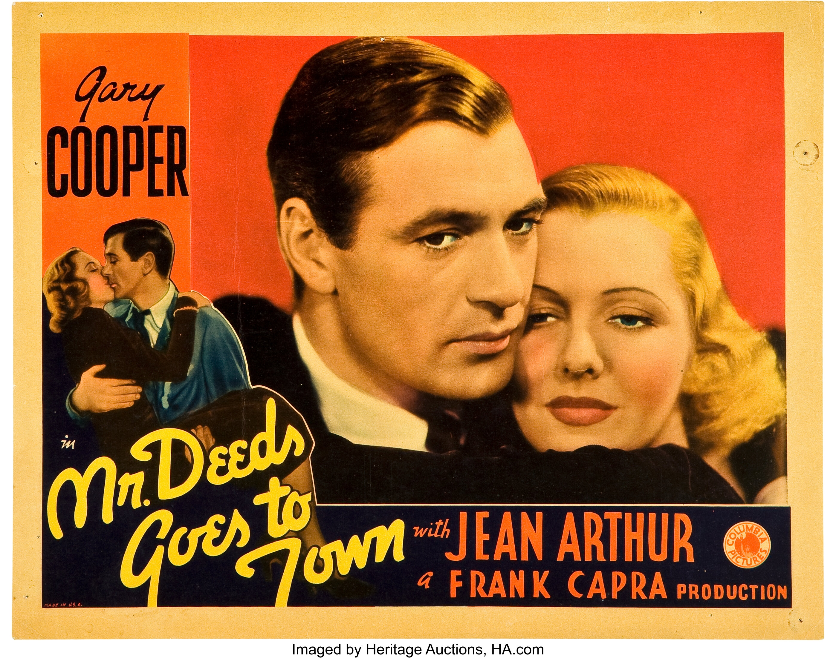 Mr. Deeds Goes to Town (Columbia, 1936). Lobby Card (11